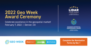 Geo Week Award Ceremony Nominations Accepted Until Dec 1
