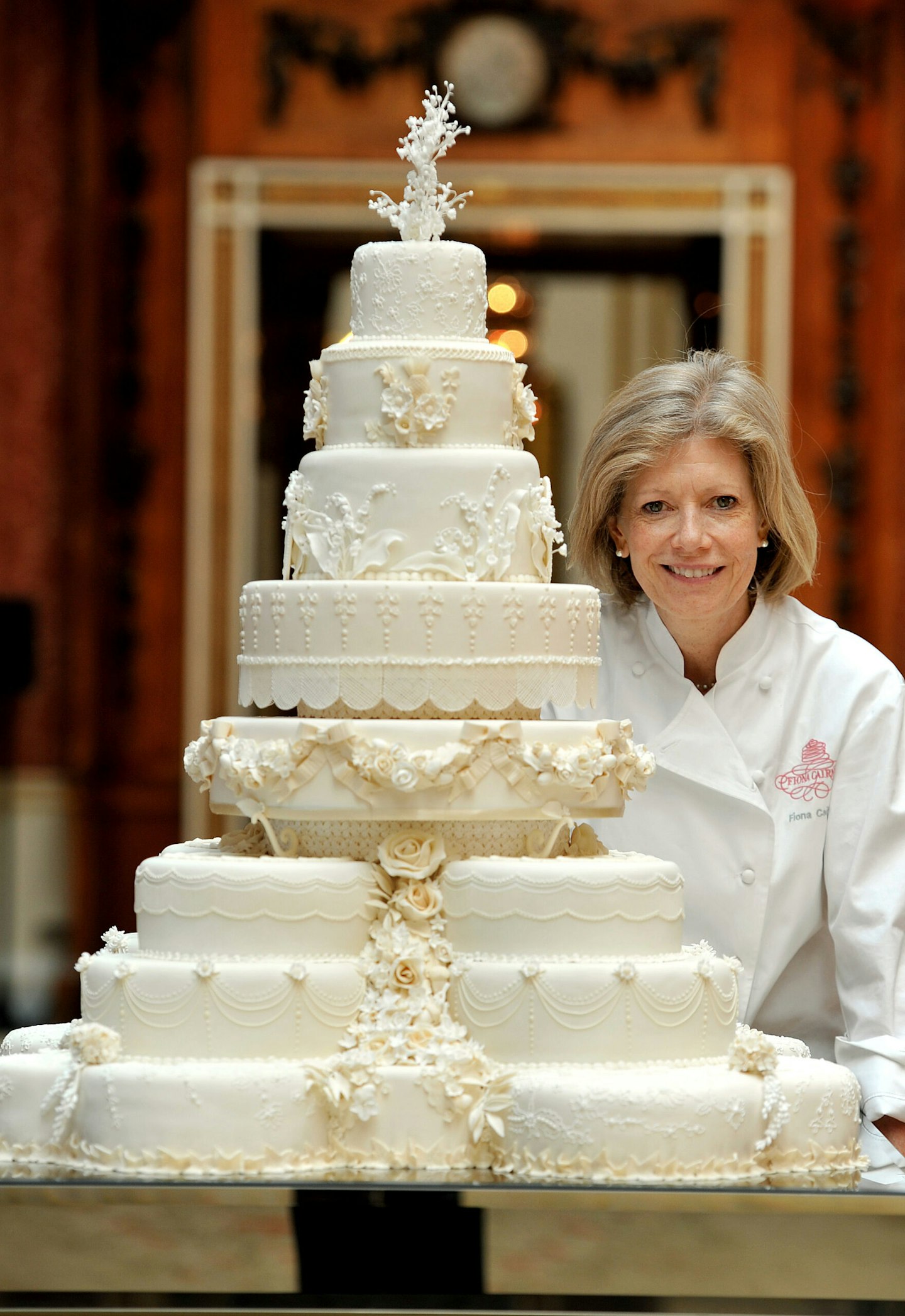 Royal wedding cake Fiona Cairns