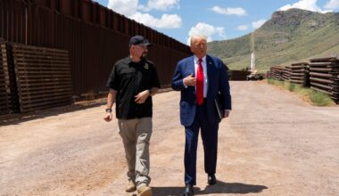 Trump orders military to take control of border lands as he continues to crack down on migrants crossings: Live
