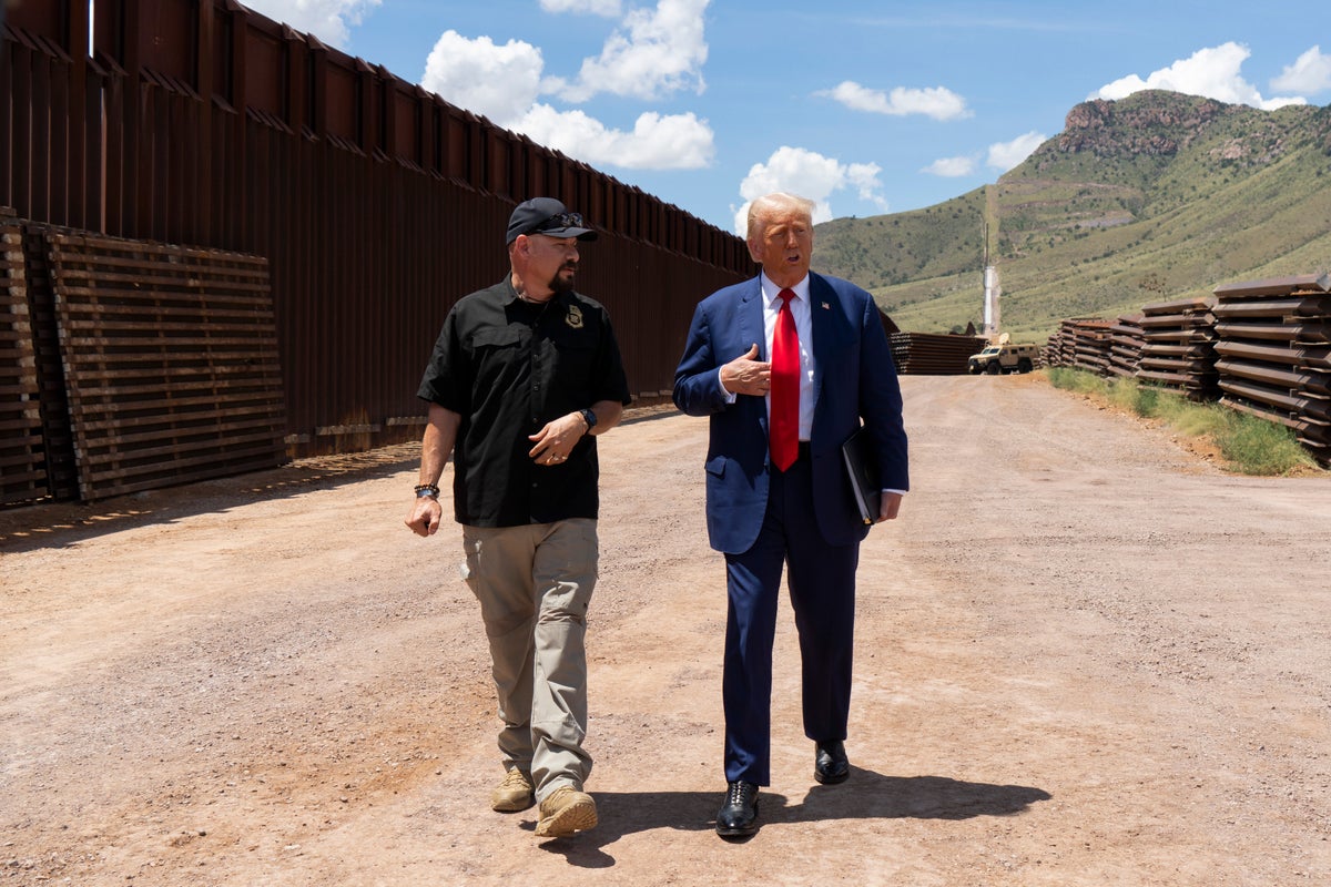 Trump orders military to take control of border lands as he continues to crack down on migrants crossings: Live