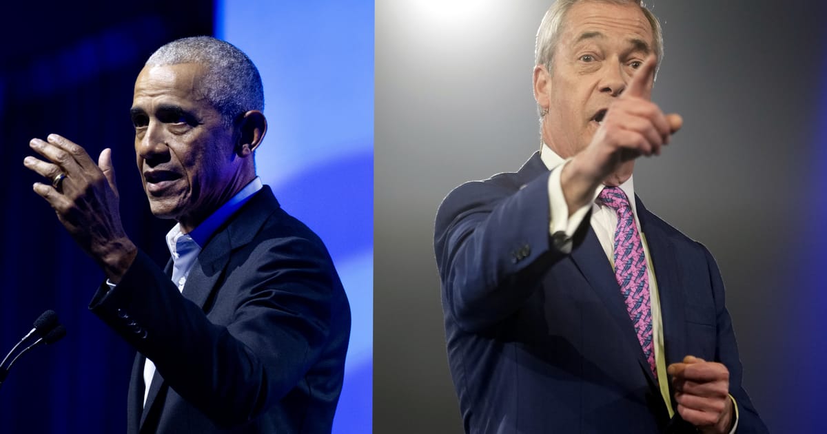 Nigel Farage wants to be ‘like Barack Obama’ as he eyes PM job ahead of local elections – POLITICO