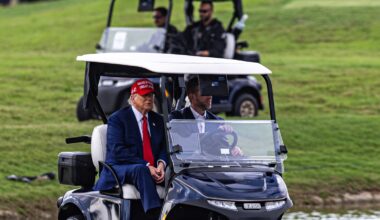 Trump Skips Dignified Transfer of Lithuanian Soldiers to Watch Golf