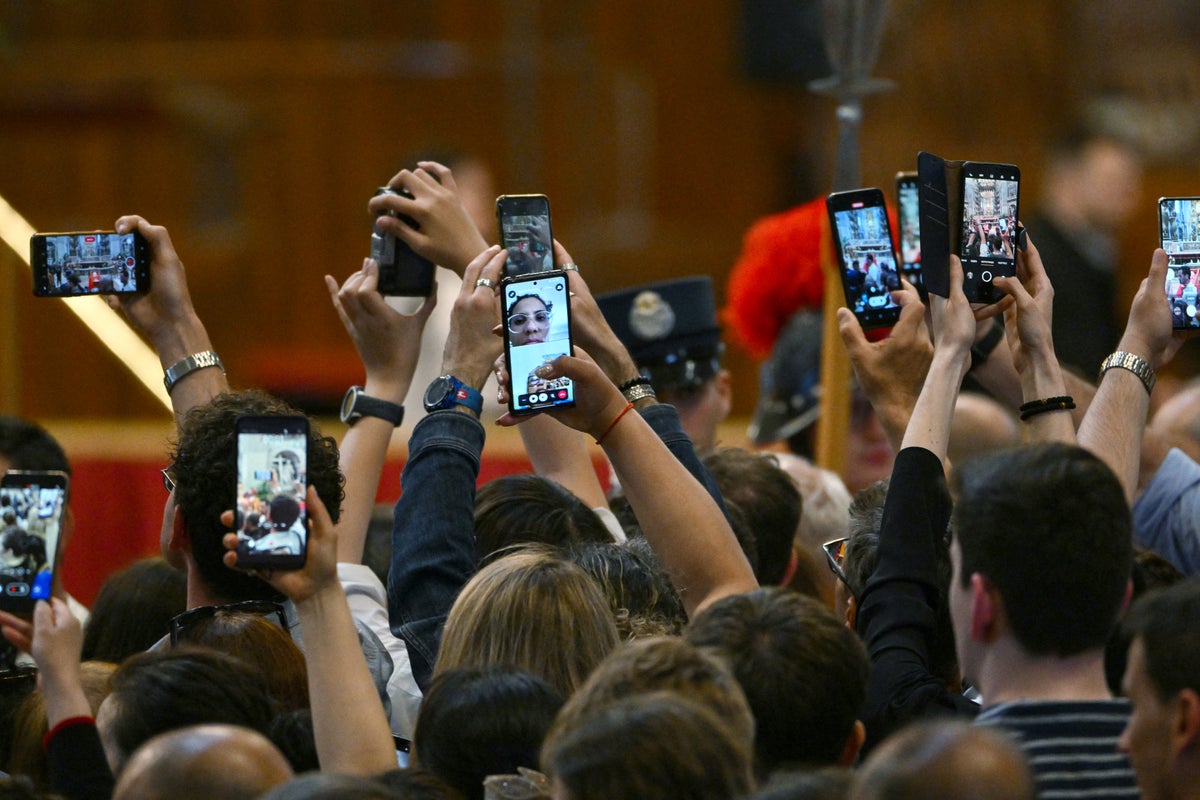 Pope Francis funeral latest: Outrage over mourners taking selfies with casket as thousands pay respects at the Vatican
