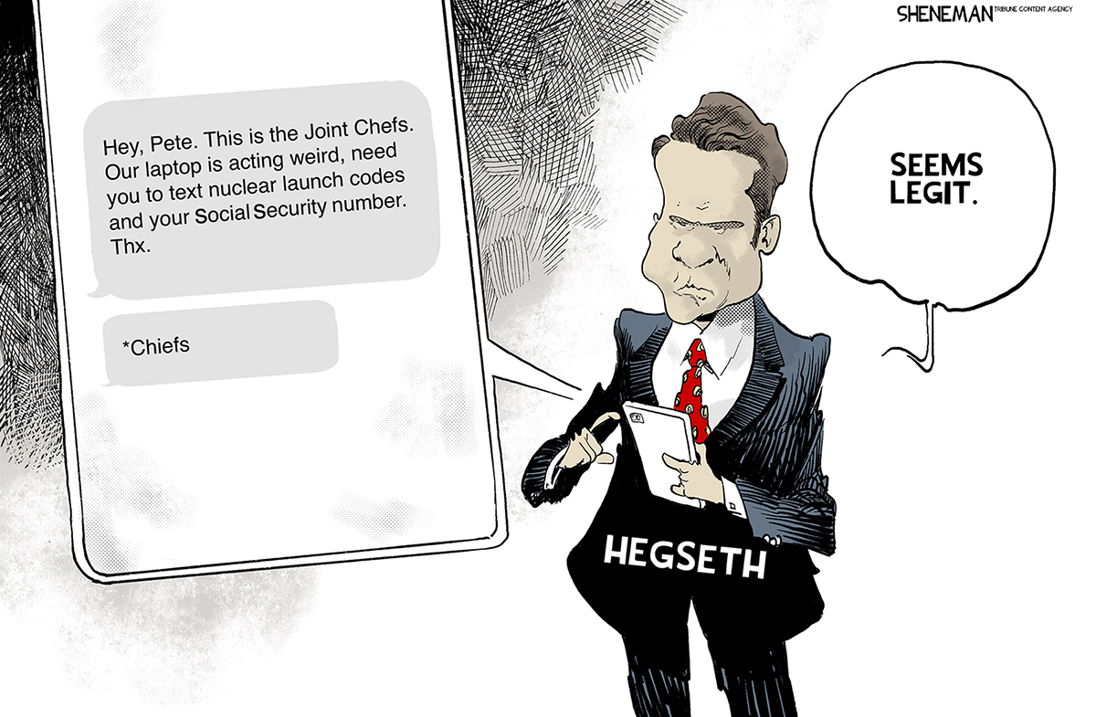Political cartoon
