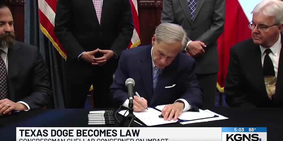Texas signs ‘DOGE-inspired’ efficiency bill into law; Rep. Cuellar shares concerns