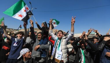 Syrians celebrate ouster of al-Assad on 14th anniversary of civil war uprising