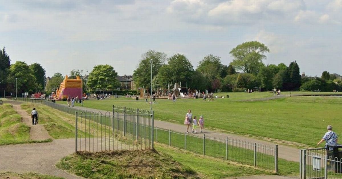 Men charged after 'children filmed' at Scots playpark