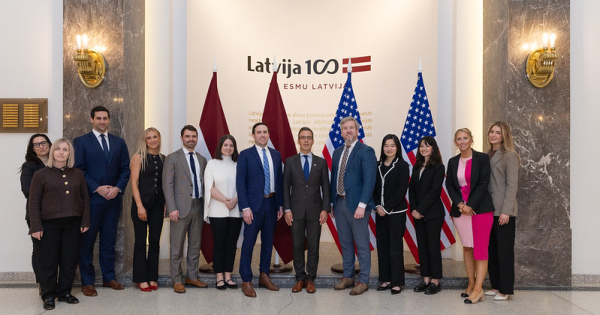 The U.S. Congressional Staff underline the strong and unwavering cooperation between Latvia and the U.S.