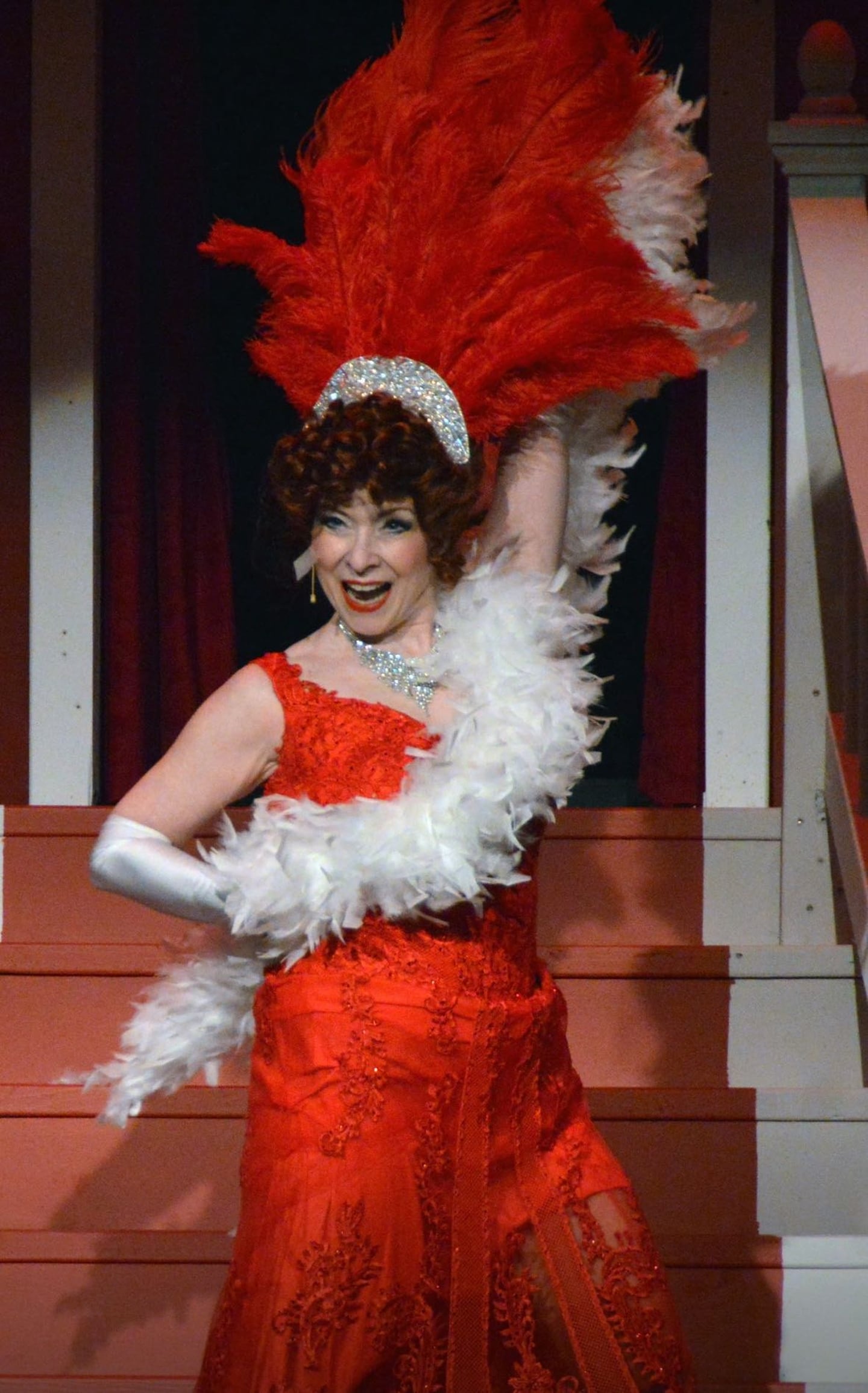 “Hello, Dolly!” opened on Thursday, April 3, and continues its run through April 13 on the IVCC stage. The cast is made up of community members, students, and stars Guest Artist and professional actress, Tamra Challacome as Dolly Levi.