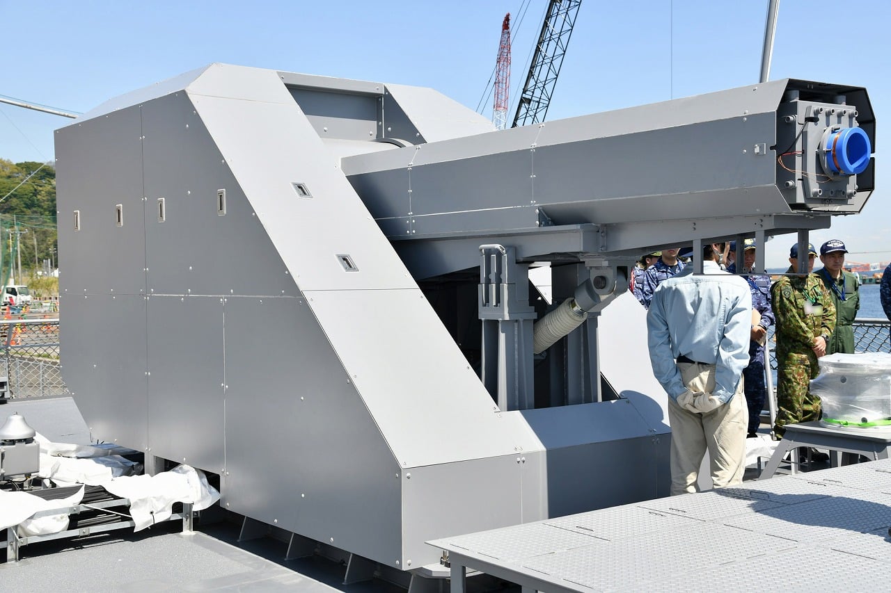 Japan releases image of Railgun installed on naval vessel