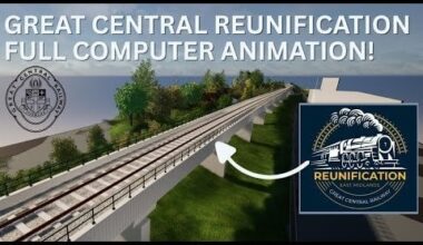 GREAT CENTRAL RAILWAY REUNIFICATION - New full computer animation of completed scheme.