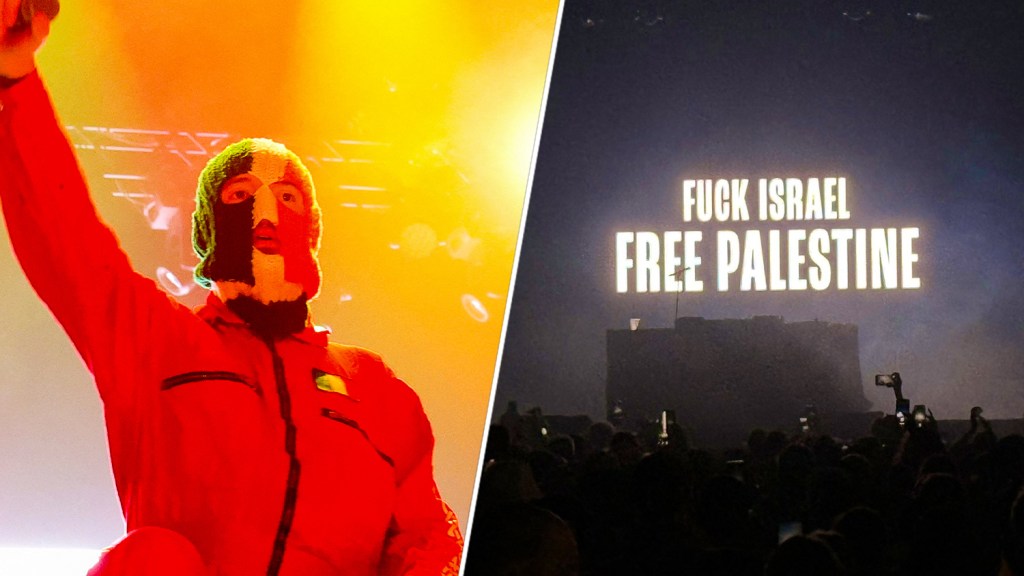 Kneecap Protests Israel During Coachella Set