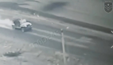 Russian assault lada had an accident when trying to evade Ukrainian FPV drone. Pokrovsk direction, 59th Assault Brigade. April 2025