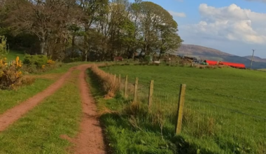 After someone reposting my video yesterday saying we were not on a public path this is the conversation with the farmer