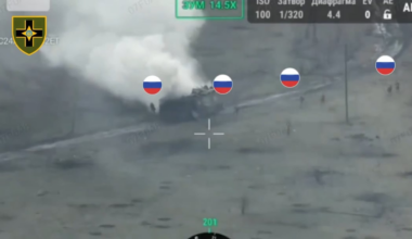 Ukrainian artillery takes out 3 Russian assault groups. 28th Mechanized Brigade, Toretsk, April 2025