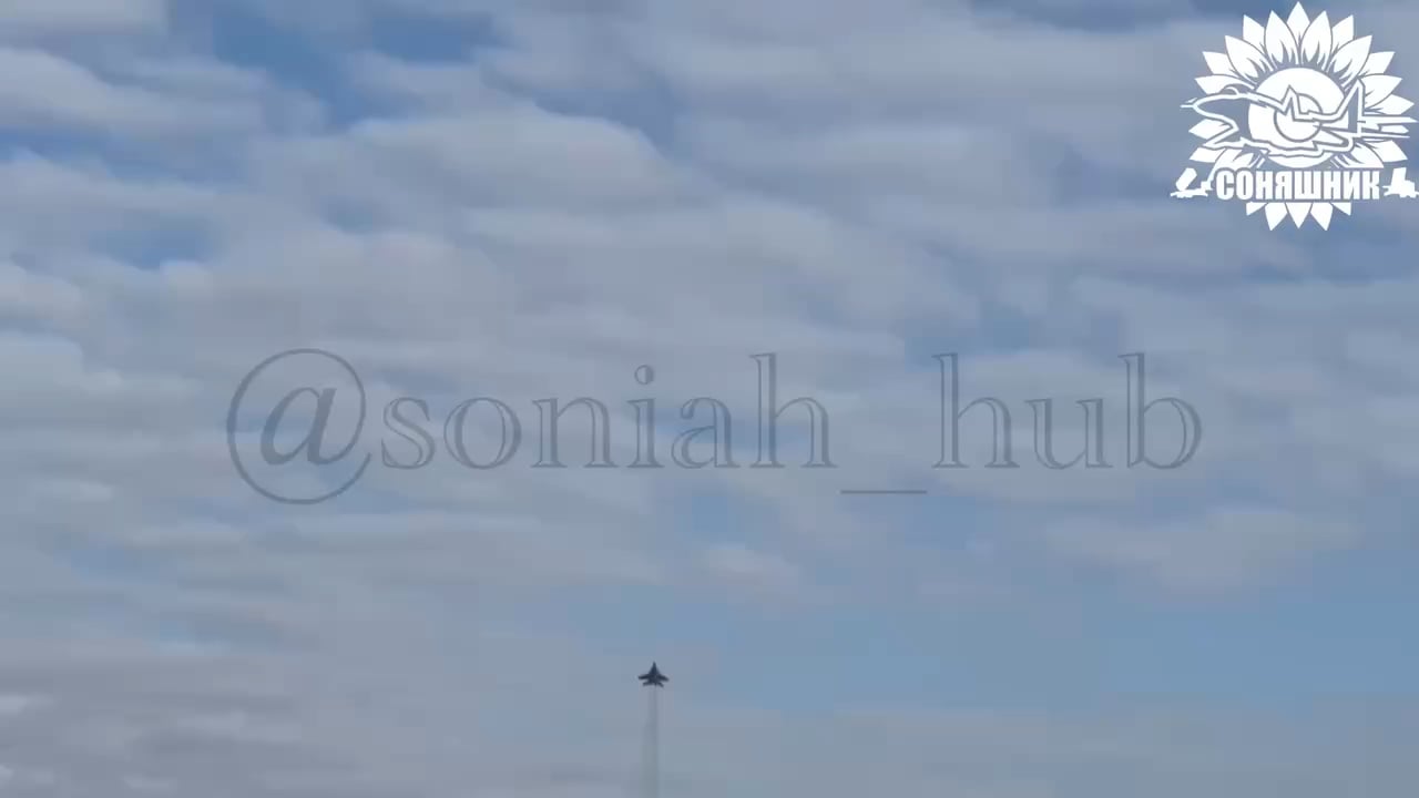 The Ukrainian Armed Forces carried out a MiG-29 airstrike using a guided aerial bomb on a house with Russian soldiers in Northern Ukraine. April 2025.