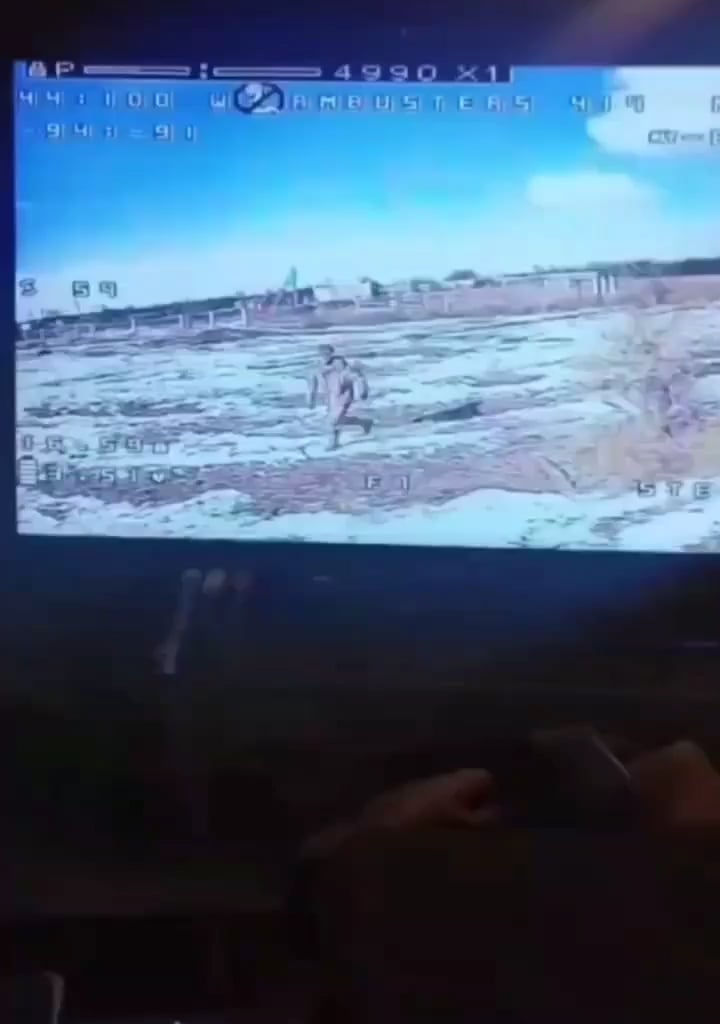 Russian soldier destroyed an incoming Ukrainian drone by throwing a walkie-talkie