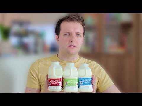 Why does the UK have colour-coded milk?