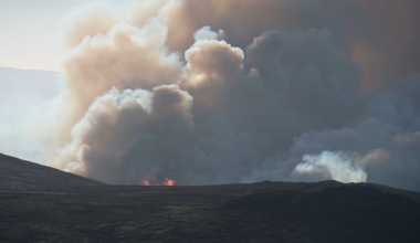 another massive part of the country destroyed (Mourne mountains wildfire)