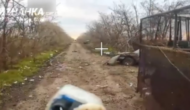 Fiber-optic drone destroyed Ukrainian M113 in the village of Bogatyr in the Kurakhovsky direction.