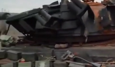 Cold war junk ( T-64BV ) scrapped
