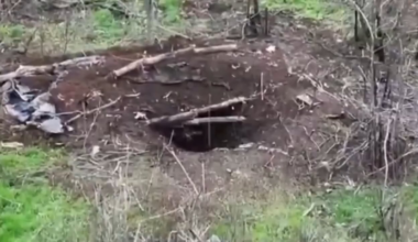 A russian soldier surrenders to a drone after a fpv hit his dugout, on the walk to UA lines he sees a downed Mavic drone and offers to bring it with him.