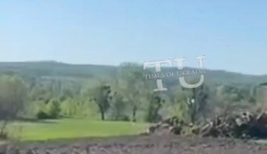 Remains of the downed Su-27 aircraft due to an s-400 missile