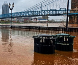 Duke Energy restores powers to 70,000 customers; Ohio River crests and work continues