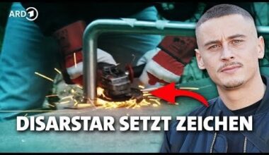 Rapper Disarstar zerstört Anti-Obdachlosen-Architektur