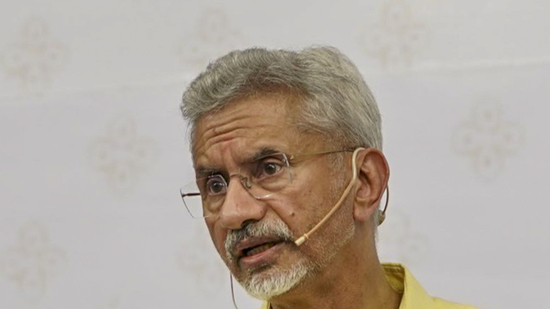 Indian external affairs minister Jaishankar discussed India's zero tolerance policy on terrorism with UK foreign secretary David Lammy. (@DrSJaishankar)