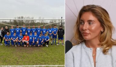 Controversial porn star Bonnie Blue sponsors tiny British football team