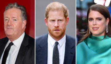 Piers Morgan Claims He Caused Prince Harry, Princess Eugenie Rift