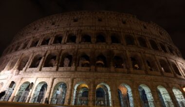 Italy to switch off Colosseum lights as mark of respect for Pope Franc