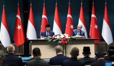 Türkiye to continue working with Indonesia on rebuilding Gaza: president-Xinhua