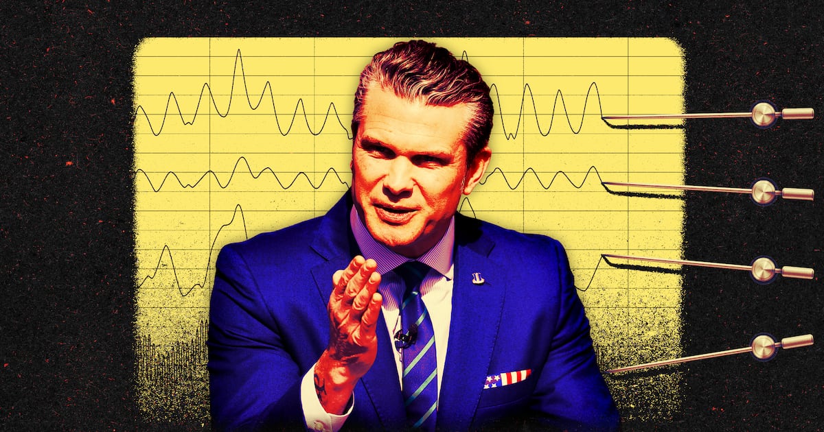 Paranoid Hegseth Is Screaming at Generals About Polygraph Tests