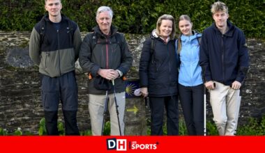 La famille royale parcourt un tronçon du chemin de Compostelle (PHOTOS)