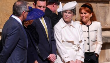 Princess Eugenie Wears Stylish Hat with Netting at Royal Easter Outing