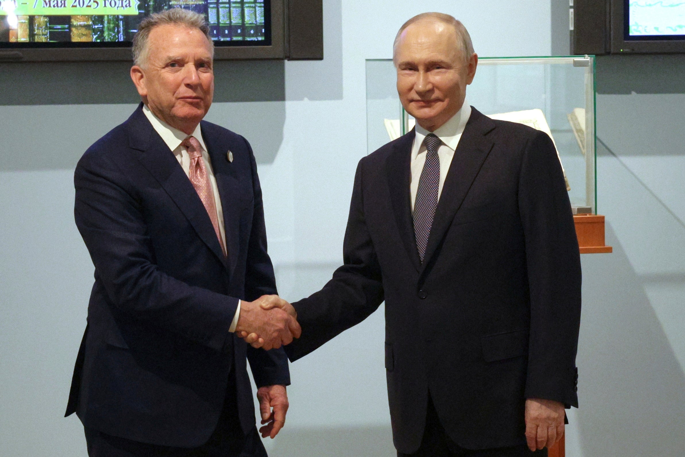 Former real estate mogul Steve Witkoff has praised Vladimir Putin and met with him on several occasions in recent months
