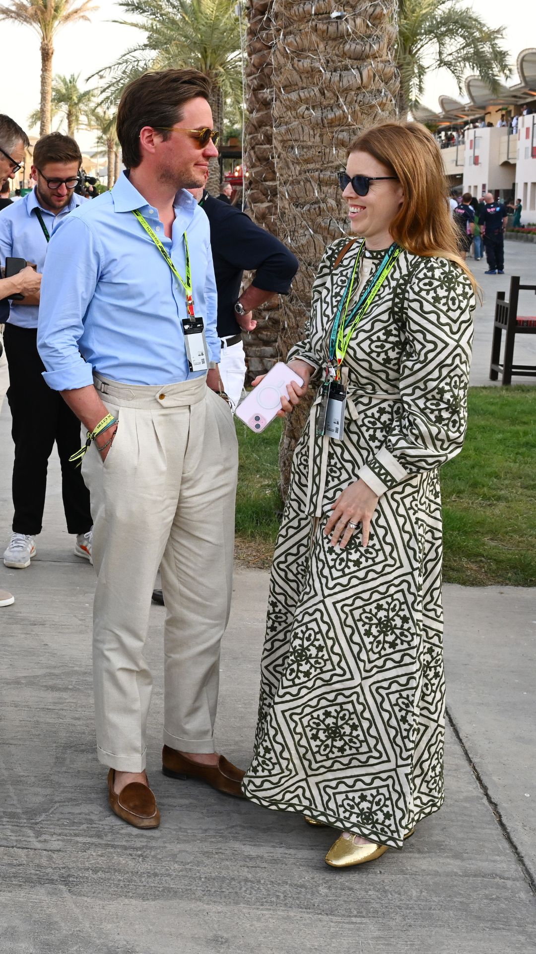 Princess Beatrice at the F1 Grand Prix of Bahrain at Bahrain International Circuit on April 13, 2025