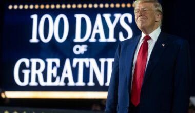 Trump 100 days live updates: Trump warns ‘nothing will stop me’ in Michigan and spars with ABC interviewer