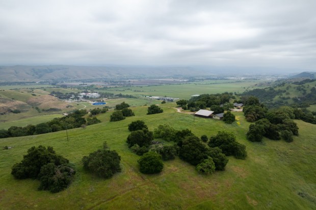 The Peninsula Open Space Trust, an environmental group based in Palo Alto, announced Monday April 28, 2025 that it has purchased the 207-acre Holthouse ranch property located in South San Jose between Calero Reservoir and Coyote Valley, for $5.5 million. Coyote Valley and the IBM campus in South San Jose is seen in the to the east. (Photo: Teddy Miller, POST)