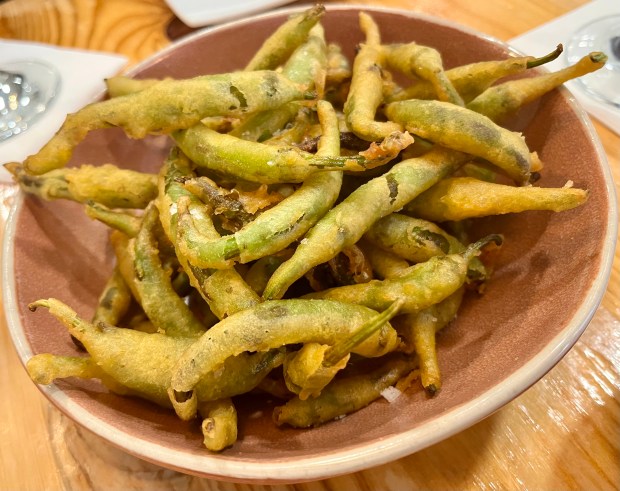 fried peppers in a bowl
