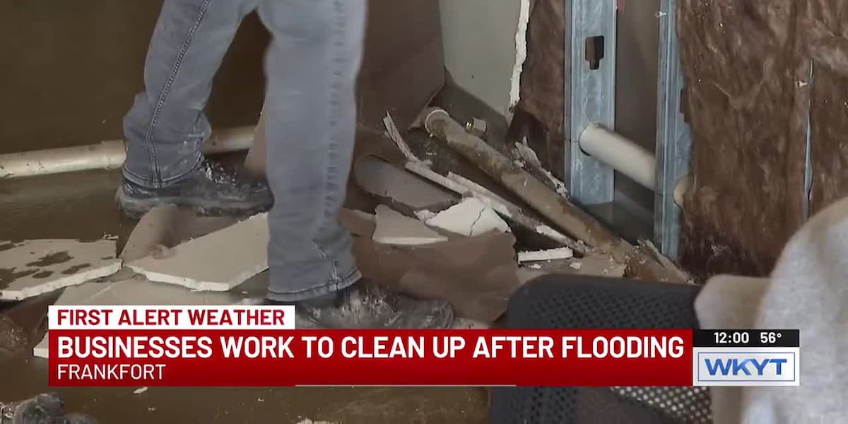 Business working to recover from flooding while helping clients do the same