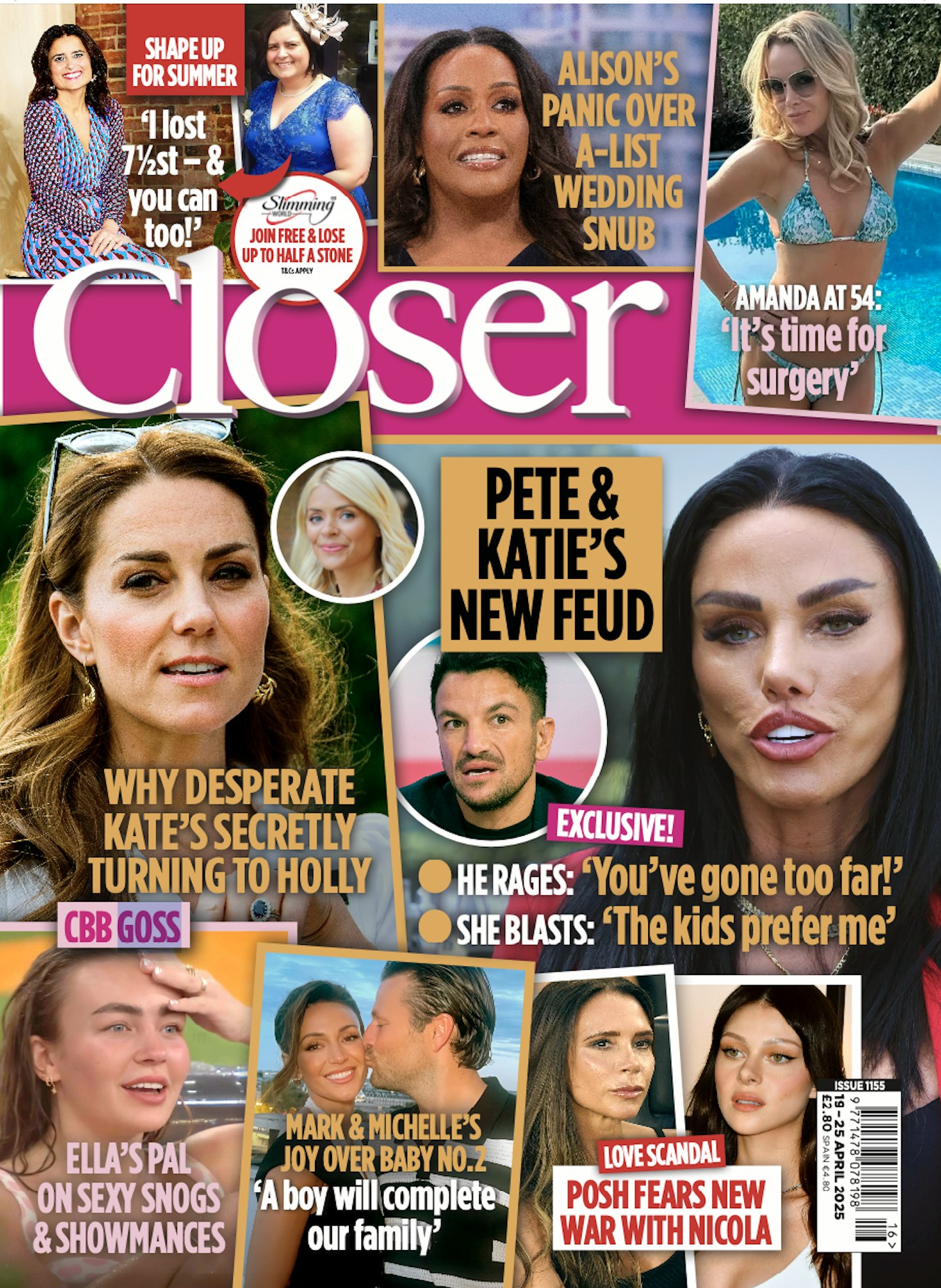 Closer magazine cover