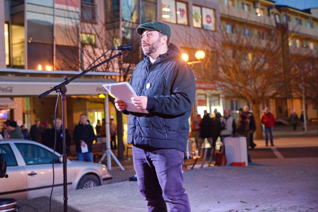 Zhromaždenie otvoril organizátor Martin Švárny foto Vlado Miček NaZáhorí