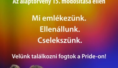 Hasomer Hacair Magyarország: Nyilatkozat az Alaptörvény 15. módosítása ellen