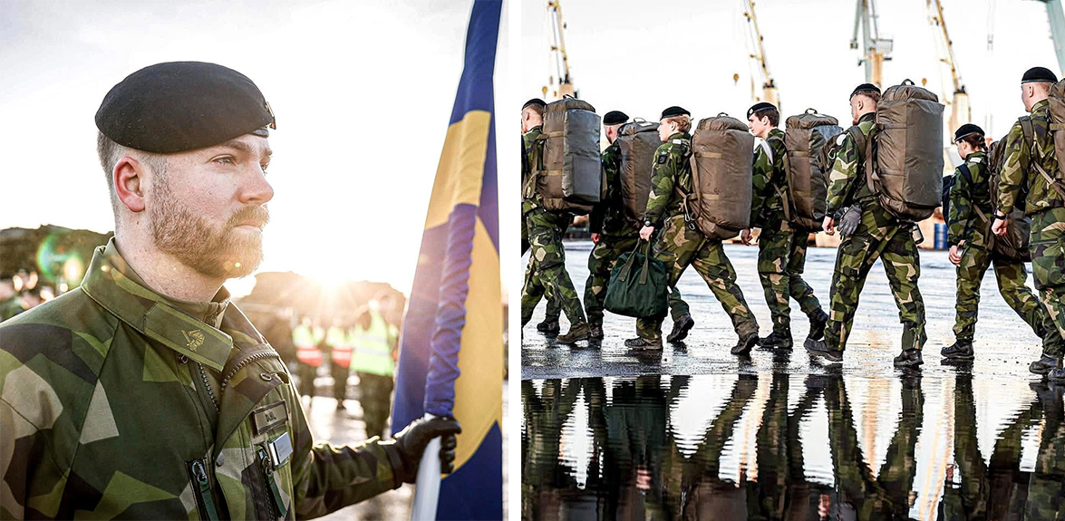 Swedish Soldiers Join Canadian-led multinational NATO brigade in Latvia