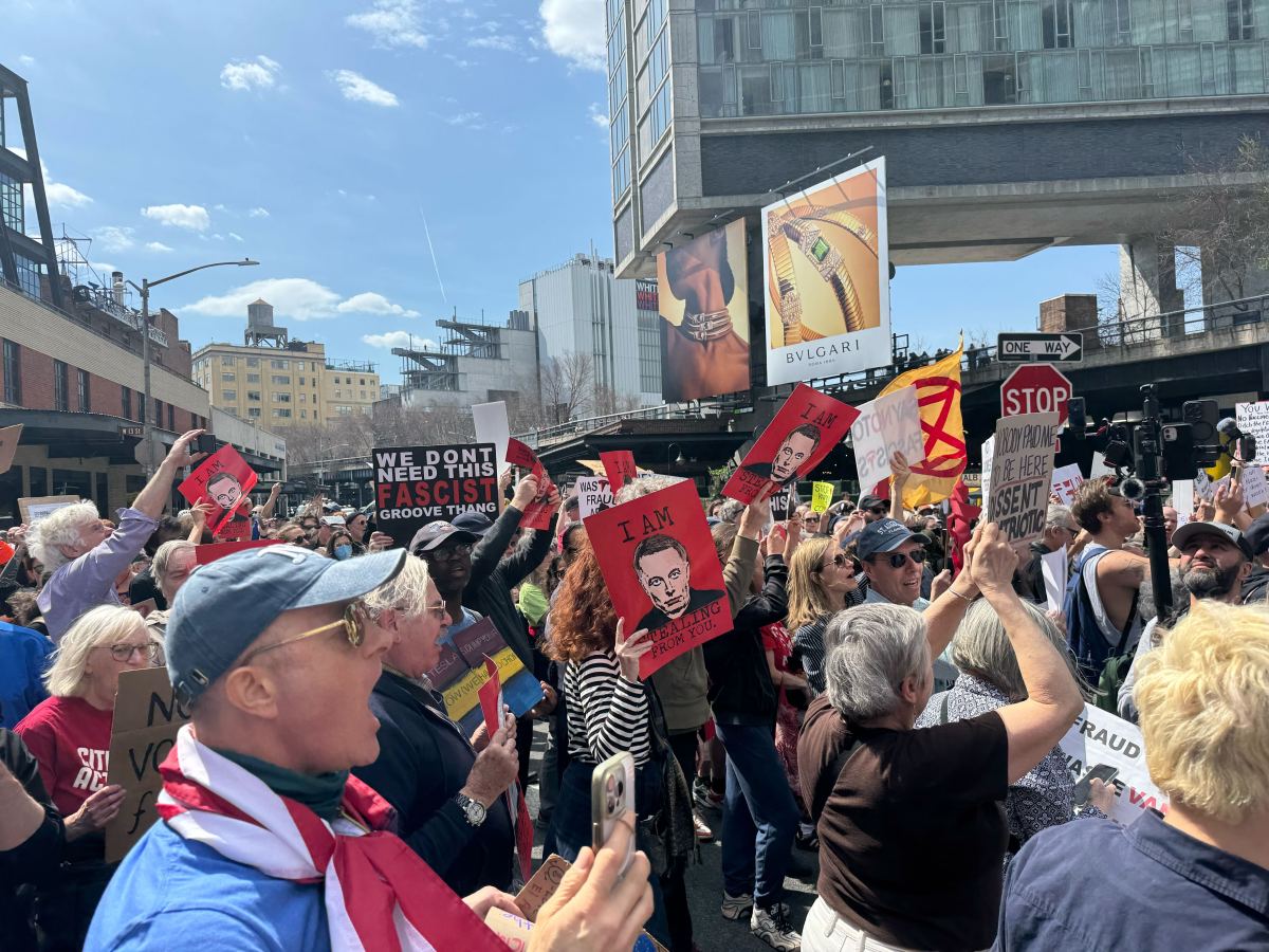 Anti-Musk protests are now an official risk to Tesla's business