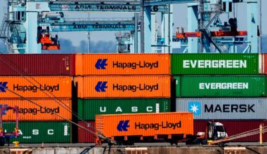 Demand slump fuelled by Trump tariffs hits US ports and air freight