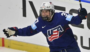 Murphy scores twice, U.S. blanks Czechia at women's worlds
